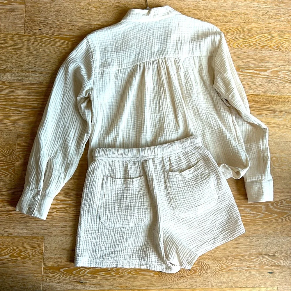Splendid Gauze shorts/shirt set - Picture 4 of 4